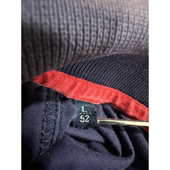 THE OPEN 147th Carnoustie St. Andrews Polo Shirt Men's Size L Blue With Red - Picture 8 of 9